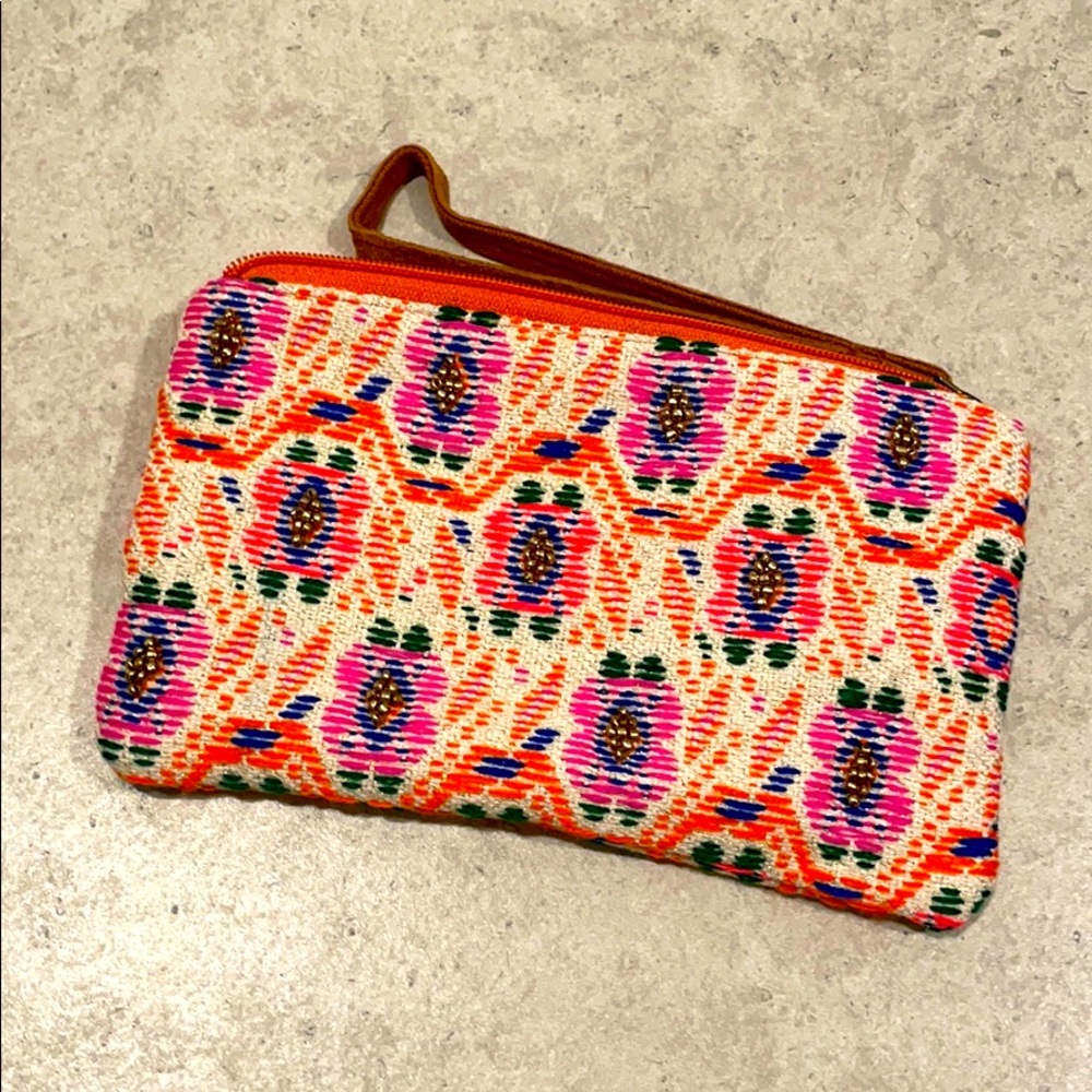 NWOT Macchia di Ruggine wristlet